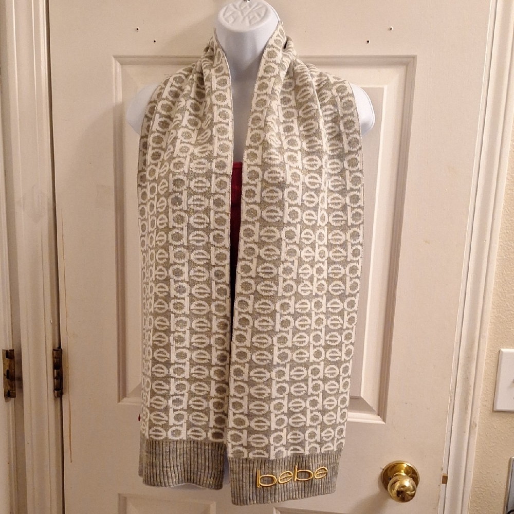 Bebe Scarf Silver Gold
